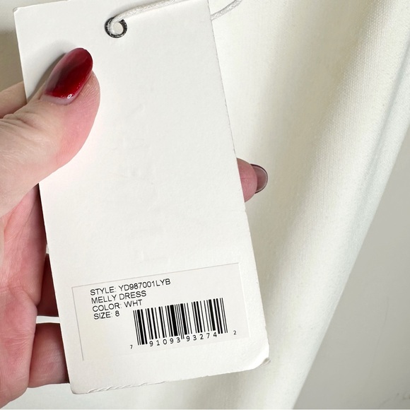 NWT Likely Melly Fringe Dress Mini SZ 8 White Short - Picture 12 of 16